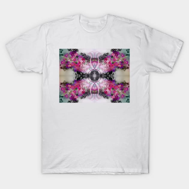 Abstract Floral Pattern T-Shirt by infloence